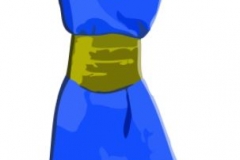 Clip Art - Roman Clothes Blue Tunic